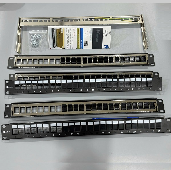 Thanh đấu nổi patch panel 8 cổng cat5e  ancomteck